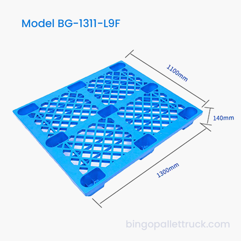 Izdržljiva laka paleta 1300×1100 mm s 4-smjernim ulazom