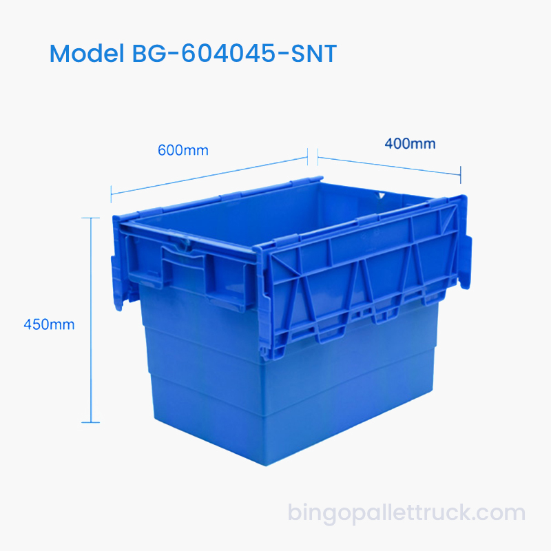 86L Heavy Duty Stack i Nest Plastic Tote Box