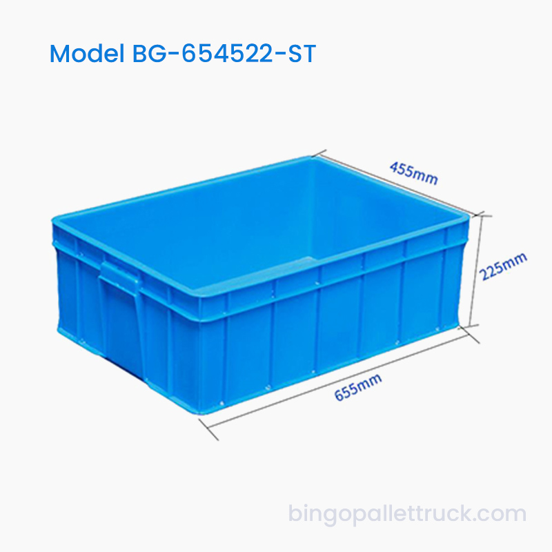 56L HDPE plastična torbica koja se može slagati jedna na drugu za logistiku hrane