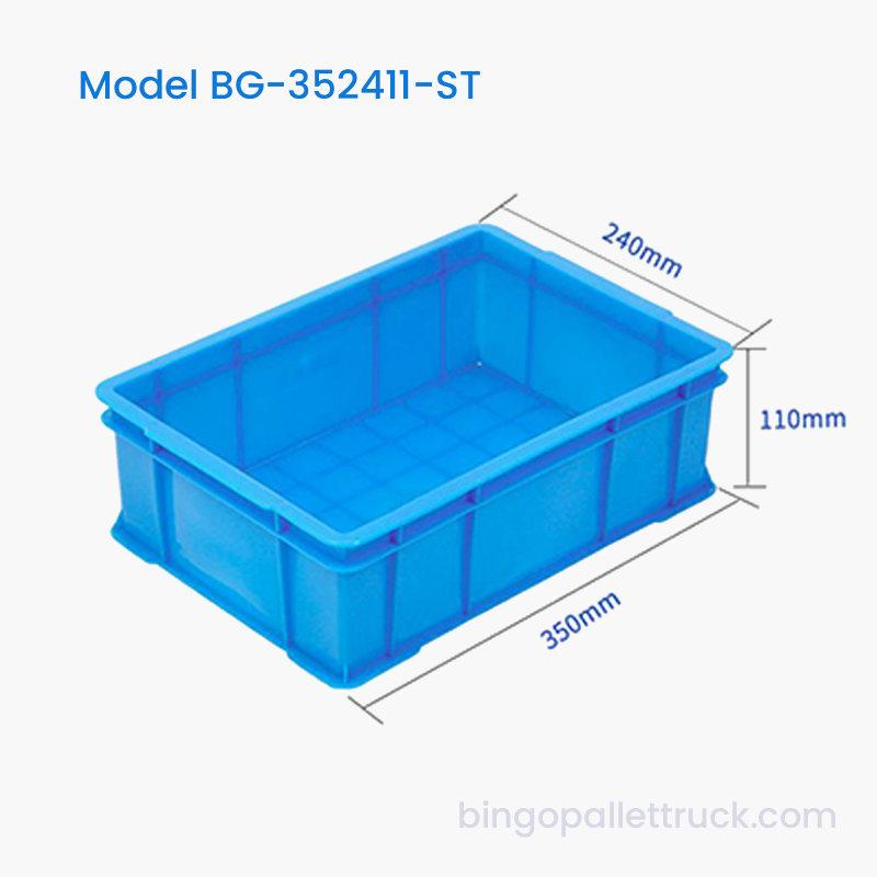 6L HDPE plastična torbica koja se može slagati jedna na drugu za svakodnevno skladištenje