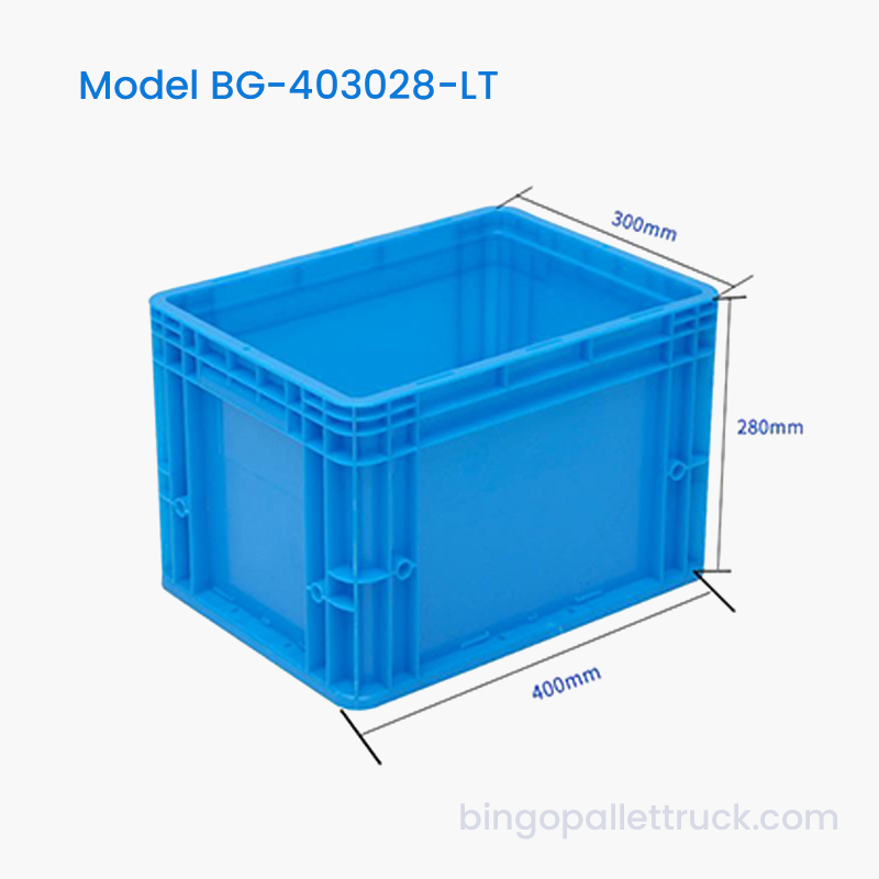 27L Logistics Plastic Tote Box Logistički spremnik za skladištenje