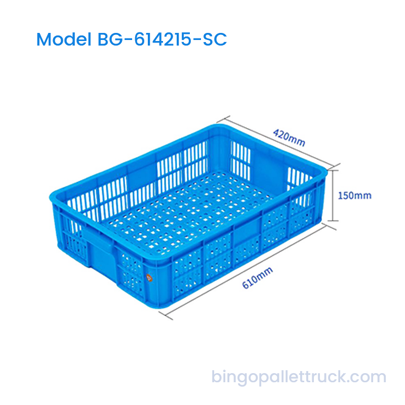 Plastični sanduk od 31L koji se može složiti za logistiku svježih proizvoda u hladnom lancu